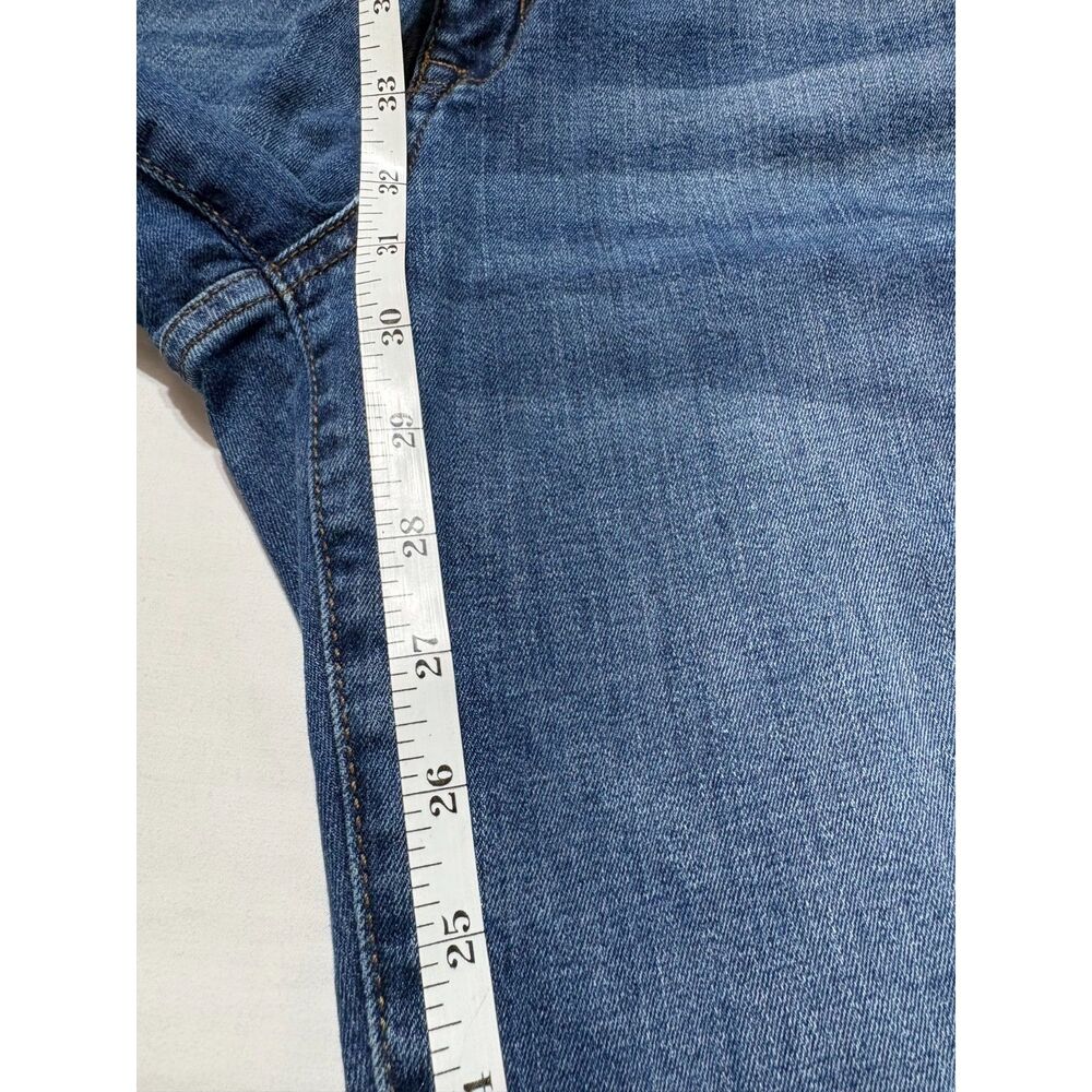 Aeropostale Mid Rise Bootcut Jeans Size 10R Medium Wash Blue Denim Stretch 10 - Picture 14 of 15